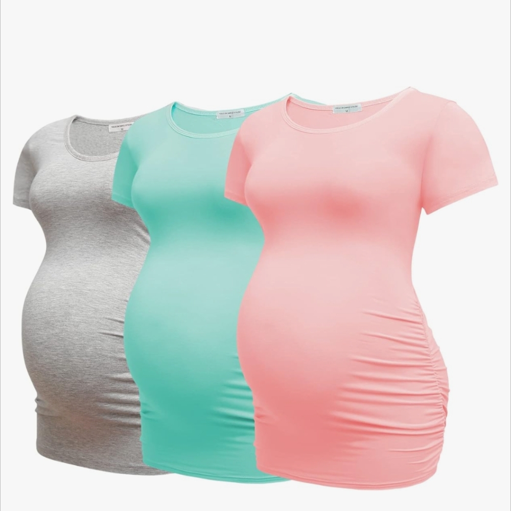 3 pack maternity tee shirts